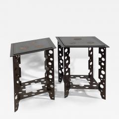 Andr Dubreuil UNIQUE PAIR OF GRUYERE TABLES - 3458504