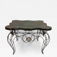 Andr Dubreuil Unique Handwrought Iron Crystal Center or Dining Table by Andre Dubreuil 1986 - 1772651