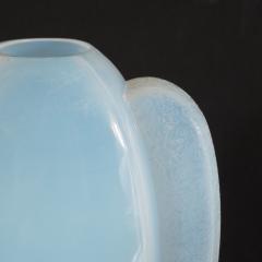 Andr Hunebelle Art Deco Skyscraper Style Opalescent Glass Vase by Andre Hunebelle - 1560892