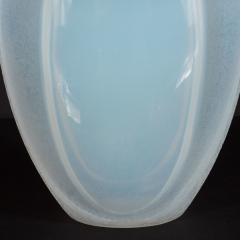 Andr Hunebelle Art Deco Skyscraper Style Opalescent Glass Vase by Andre Hunebelle - 1560900
