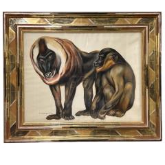 Andr Margat Pair of Baboons by Andr Margat - 3122574