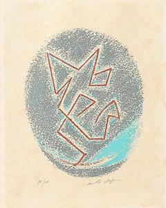 Andr Masson Lithograph on Japon Paper by Andr Masson Edition 70 101 - 3900496