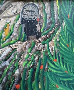 Andr Pierre Haitian Vodou Ceremony with Headless Man Original Artwork Signed - 4793333