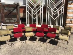 Andr Simard Set of 12 Andr Simard chairs for Airborne France 1960s - 2758566