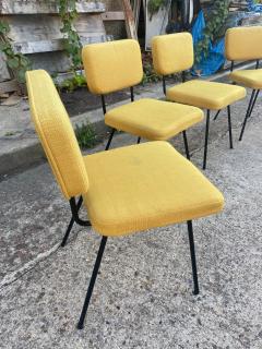 Andr Simard Set of four chairs by Andr Simard for Airborne France 1960s - 2950463