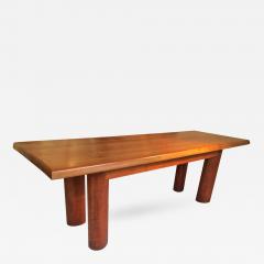 Andr Sol Andre Sol Solid Wood Long Table with Perriand Accent - 374142