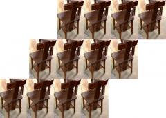 Andr Sornay 12 Modernist design awesome set of dinning chairs in style of Sornay - 1755221