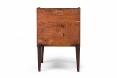 Andr Sornay Andre Sornay French Mid Century Mahogany Bedside End Table - 4274436