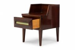 Andr Sornay Andre Sornay French Mid Century Mahogany Bedside End Table - 4274437