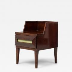Andr Sornay Andre Sornay French Mid Century Mahogany Bedside End Table - 4298144