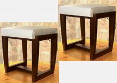 Andr Sornay Andre Sornay pair of rare modernist stools - 2756997