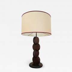 Andr Sornay Art Deco Oregon Pine Table Lamp in the Taste of Andre Sornay circa 1930 - 1108849