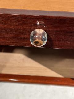 Andr Sornay MAGNIFICIENT ART DECO MAHOGANY BUFFET WITH GLASS ROD HANDLES BY ANDRE SORNAY - 2809975