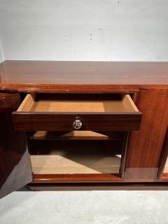 Andr Sornay MAGNIFICIENT ART DECO MAHOGANY BUFFET WITH GLASS ROD HANDLES BY ANDRE SORNAY - 2809976