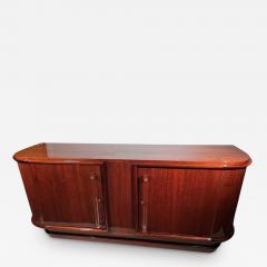 Andr Sornay MAGNIFICIENT ART DECO MAHOGANY BUFFET WITH GLASS ROD HANDLES BY ANDRE SORNAY - 2819892