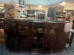 Andr Sornay MASSIVE FRENCH ART DECO EXOTIC WOOD AND BLACK MARBLE BUFFET - 4140660