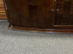 Andr Sornay MASSIVE FRENCH ART DECO EXOTIC WOOD AND BLACK MARBLE BUFFET - 4140664
