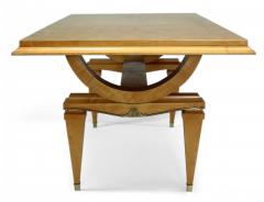 Andre Arbus French Mid Century Ormolu Mounted Sycamore Dining Table - 4626280