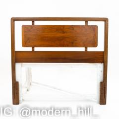 Andre Bus for Lane Acclaim Mid Century Walnut and Oak Twin Headboard - 1873209