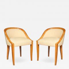 Andre Domin Art Deco Gondole Chairs by DOMINIQUE - 1456864