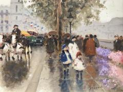 Andre Gisson Flower Market along the Seine  - 419604