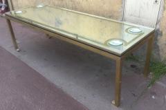 Andre Hayat Andre Hayat Commissioned Long Gold Bronze Patinated Coffee Table - 622813