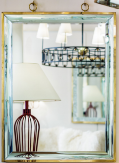 Andre Hayat Andre Hayat Pure Design Mirror with Glass Magnifying Effect Frame - 392740