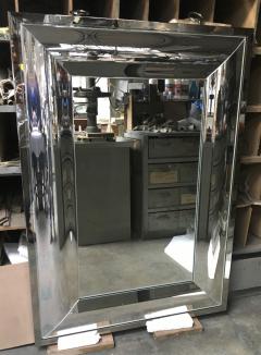 Andre Hayat Andre Hayat Rectangular Curved Silver Mercury Frame Mirror - 403768