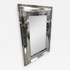 Andre Hayat Andre Hayat Rectangular Curved Silver Mercury Frame Mirror - 404724