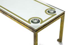 Andre Hayat Andre Hayat exclusive long bronze coffee table with mirrored top lense effect - 863322