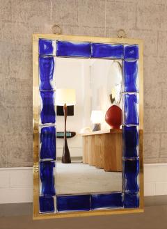 Andre Hayat Blue Tiled Mirror by Andre Hayat - 318050