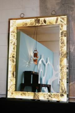 Andre Hayat Rock Crystal Mirror with Light by Andre Hayat - 329861