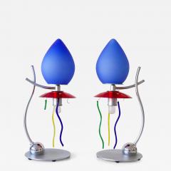 Andrea Anastasio Set of Two Table Lamps Giocasta Notte by Andrea Anastasio for Artemide 1990s - 3925708