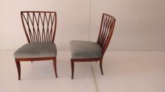 Andrea Busiri Vici Pair of Andrea Busiri Vici Cherrywood Lounge Chairs 1940 - 1948651