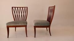 Andrea Busiri Vici Pair of Andrea Busiri Vici Cherrywood Lounge Chairs 1940 - 1948653
