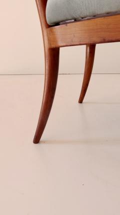 Andrea Busiri Vici Pair of Andrea Busiri Vici Cherrywood Lounge Chairs 1940 - 1948656