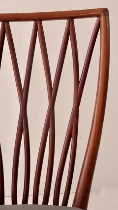 Andrea Busiri Vici Pair of Andrea Busiri Vici Cherrywood Lounge Chairs 1940 - 1948657