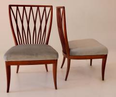 Andrea Busiri Vici Pair of Andrea Busiri Vici Cherrywood Lounge Chairs 1940 - 1948661