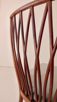 Andrea Busiri Vici Pair of Andrea Busiri Vici Cherrywood Lounge Chairs 1940 - 1948668