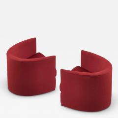 Andree Putman Pair Crescent Lounge Chair 1980 - 2671270