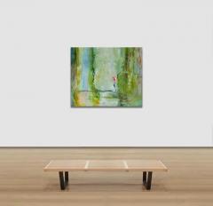 Andrei Petrov Ancient Aperture abstract expressionist art green abstract painting - 3822798