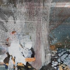 Andrei Petrov Explosive Issue Abstract Small Watercolor Painting 2013 - 3816295