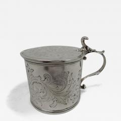 Andrew Fogelberg Antique English Georgian Neoclassical Sterling Silver Mustard Pot 1770 - 3758883