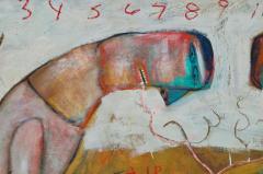 Andrew Shachat Large Oil on Canvas in the Style of Jean Michel Basquiat - 923830