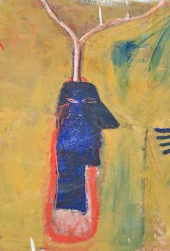 Andrew Shachat Large Oil on Canvas in the Style of Jean Michel Basquiat - 923836
