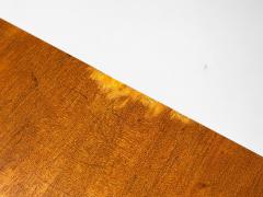 Andrew Szoeke Andrew Szoeke Satinwood Oak Writing Desk and Chair USA 1950s - 4387674