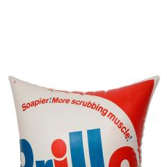 Andy Warhol After Andy Warhol Brillo Pillow Red White Blue Inflatable Signed - 2842110