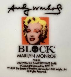 Andy Warhol American Modern Marilyn Monroe Dinner Plate Andy Warhol - 4613611
