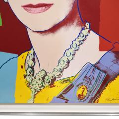 Andy Warhol Andy Warhol Queen Elizabeth II Screenprint 1985 Signed and Numbered  - 1482613