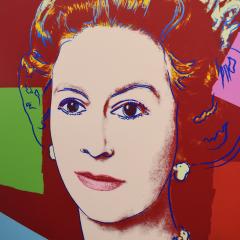 Andy Warhol Andy Warhol Queen Elizabeth II Screenprint 1985 Signed and Numbered  - 1482614